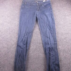 Armani Jeans Skinny Jeans Womens 28 Blue Med Wash Stretch Studded‎ Denim 28x33.5